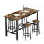 Ensemble de table de salle à manger 5 pièces Bethal, ensemble de table de bar moderne avec 4 tabourets de bar, ensemble de chaises de table à hauteur de comptoir, ensemble de table et de chaises de cuisine pour la maison, idéal pour le pub, le salon, -1176769201