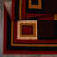 Tapis rouge à motif géométrique Vannesa-32753328