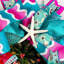 Couronne en maille 20 po Falala Flamingo