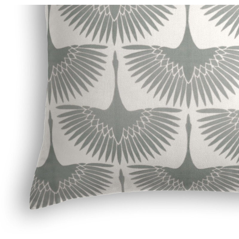 Wing It Square Pillow Cover & Insert, 22" x 22", Lunar