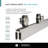 60'' W X 80'' H Double Sliding Frameless Shower Door-101025384