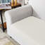 Housse pour causeuse extensible extensible en spandex texturé Rhombus-500431416