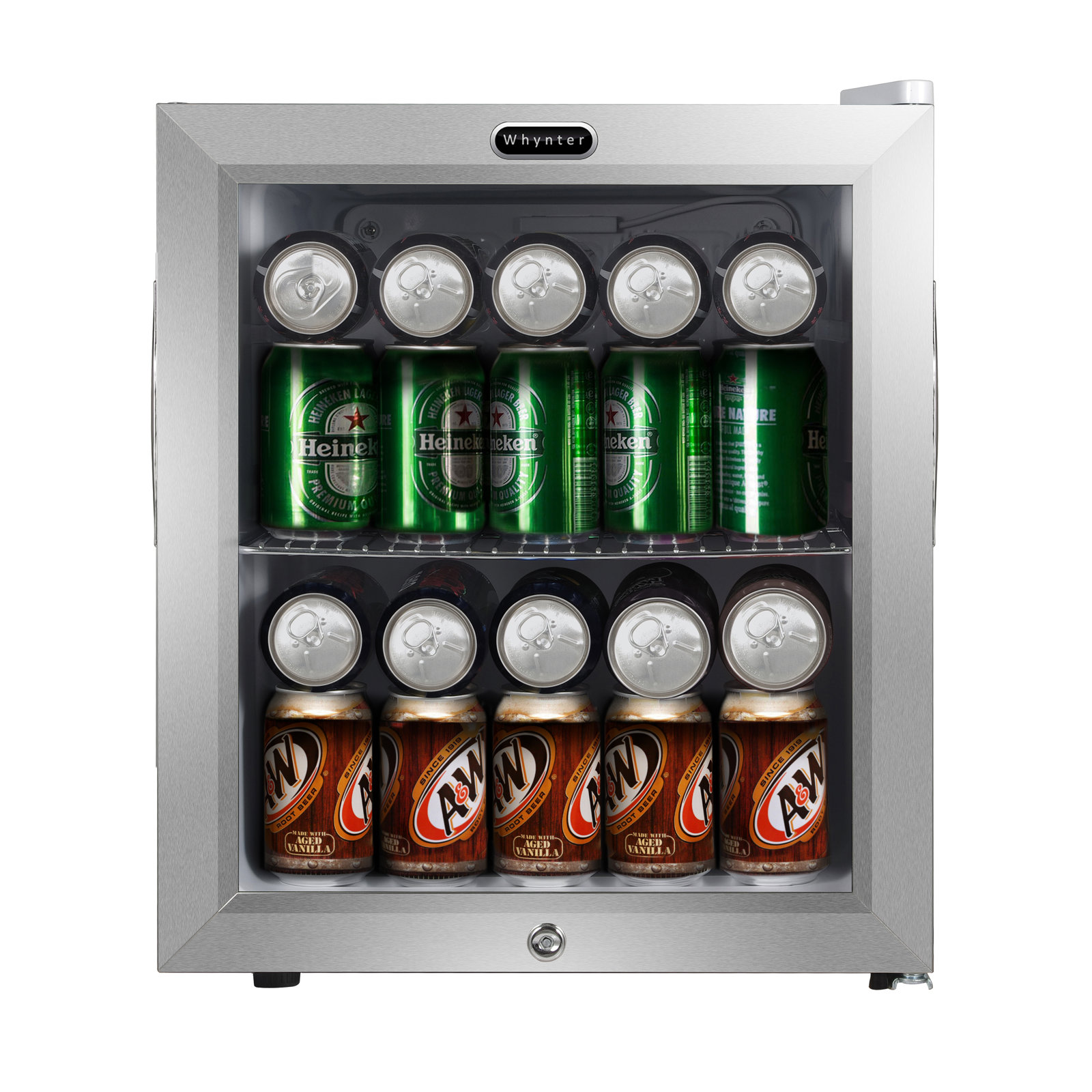 Whynter 68 Cans Beverage Refrigerator with Lock | Fridge.com