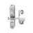 Locking Gravity Latch with Two-Sided Key Entry and Push Button-70104240