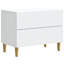62cm W Engineered Wood Bedside Table