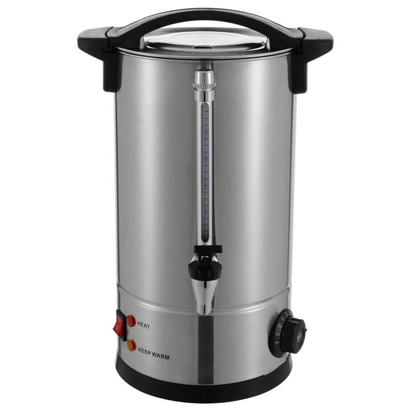 Distributeur de boissons gazeuses et d'urne en acier inoxydable 40 tasses