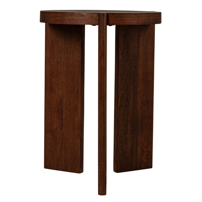 Table d'appoint en bois de manguier