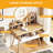 Cool Vanity Desk With 3 Open Shelves And 4 Drawer Storage For Bedroom Classy Dressing Table Drawers