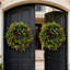2 pièces décorations de couronne pour la maison Couronne artificielle pour porte d'entrée avec gypsophile pour la Saint-Valentin