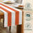 Orange Striped Table Runner 72" x 12"-27798593-27778790