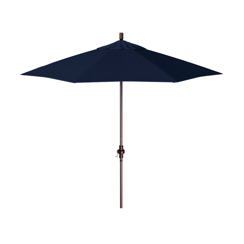 Parasol de marché 108 po Reiffton, Toile performance bleu marine