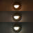 Integrated Led 3cct Wall Sconce With Frosted Glass-1963636278