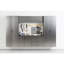 Armoire de rangement murale 30,76 po L, 79,73 po, P 21,96 po, design contemporain, finition gris métallique, fonction, eau et chaleur, cachetage de bord 2 fois plus épais, panneau de qualité E0, tablette de rangement, robuste