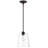Herman 1-Light Metal and Glass Bell Pendant-426244539