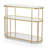 42'' Glass Top Console Table