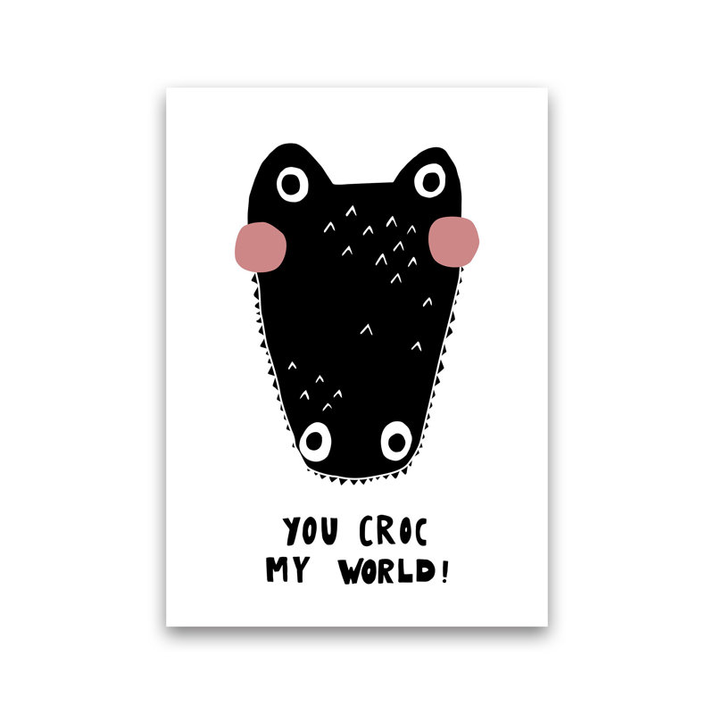 Croc by Miniofmine - Print, Unframed, 59cm H x 42cm W x 1cm D