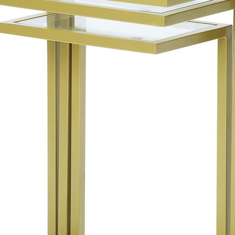 Tables gigognes en verre