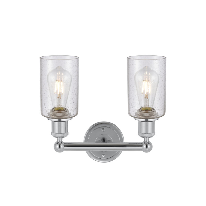 Caldello 2 - Light Dimmable Vanity Light, Polished Chrome, Seedy