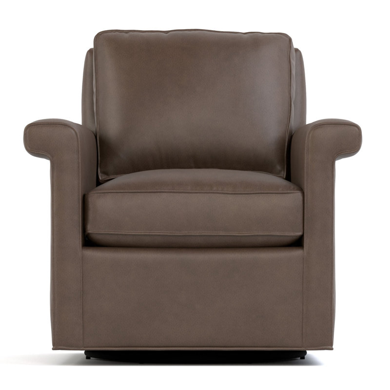 Chaise pivotante Belleville, Cuir véritable Alameda Cork