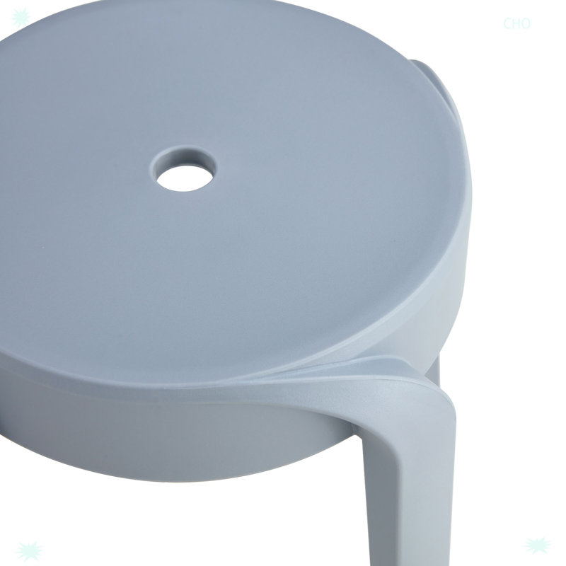 Paquet de 6 tabourets empilables en plastique pour le bureau à domicile, Île Seymour Nord, Galapagos