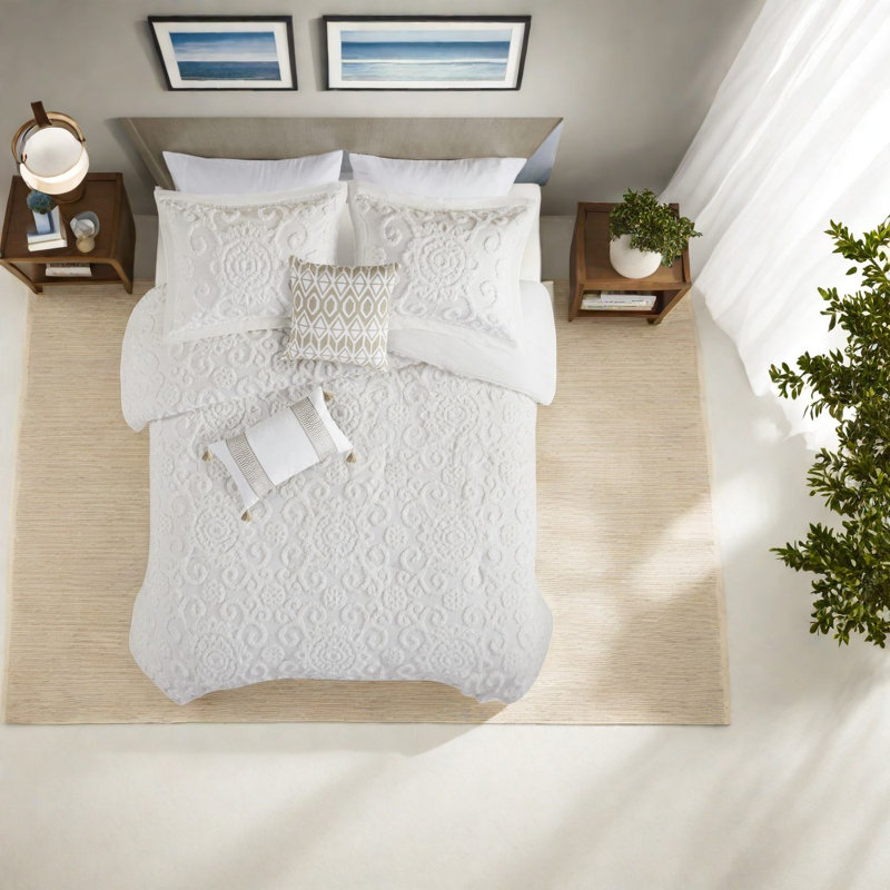 Ensembles de literie en coton luxueux, confort capitonné surdimensionné pour la maison
