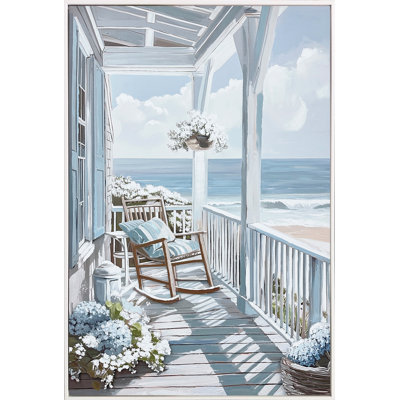 Art mural sur toile Porchside Bliss