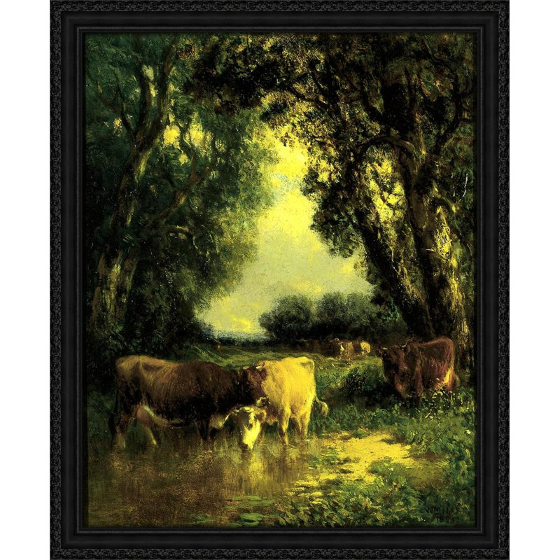 A Quiet Nook (1885), 34" H x 28" W