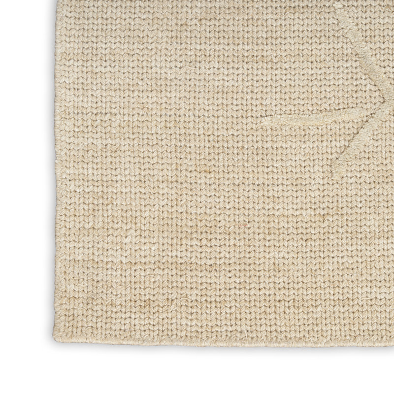Calvin Klein CK044 Wander 2' x 3' Natural Modern Indoor Rug, Natural, Rectangle 2' x 3'