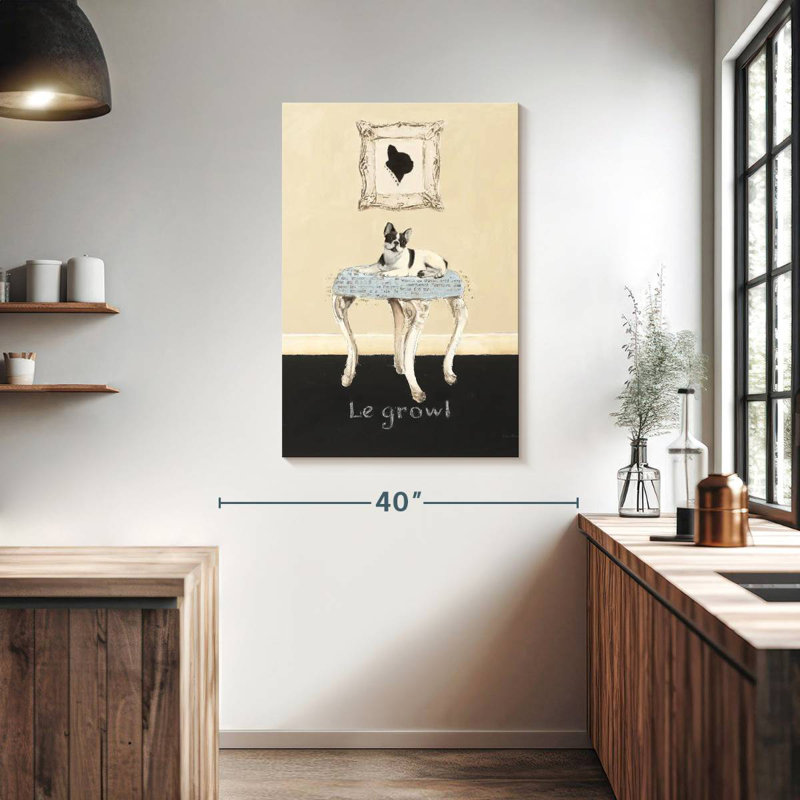 Brampt Le Growl, 39" H x 26" W