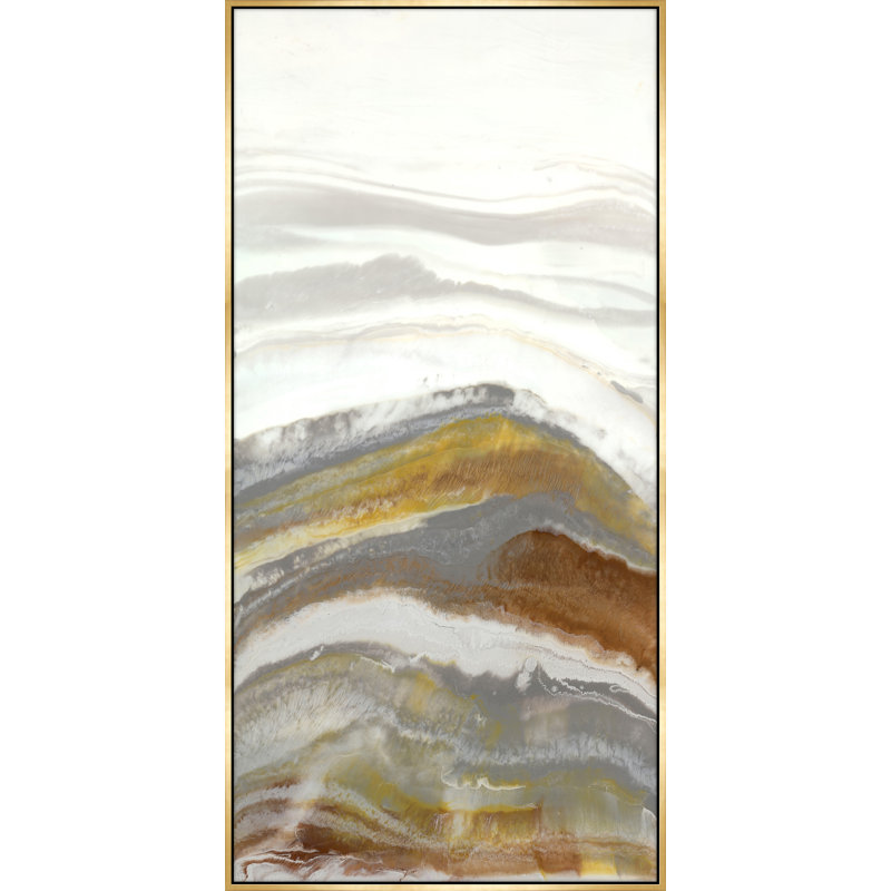 Marble Mountain par Mark Sargent - peinture sur toile, H 72,5 po x l 37,5 po x P 1,5 po, Image gel brossé