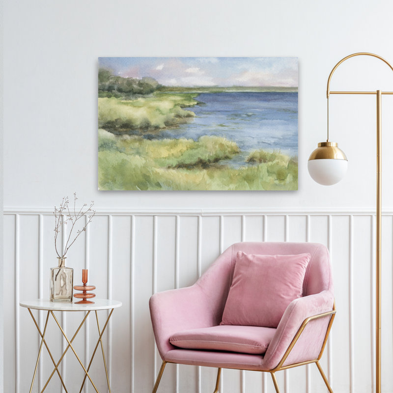Cape Cod III bleu côtier blanc plage brun, H 36 po x l 24 po