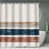 Beige / rayures bleues