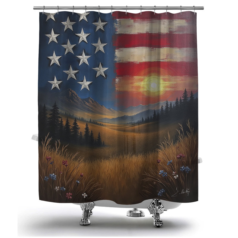 Rideau de douche Freedom, H 90 po x l 70 po