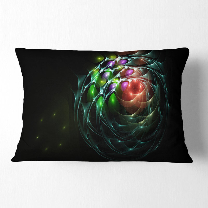 Coussin lombaire abstrait et abstrait 3D