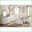 Commodes, commode en bois traditionnelle à 5 tiroirs, finition blanche | Blanc | Bois