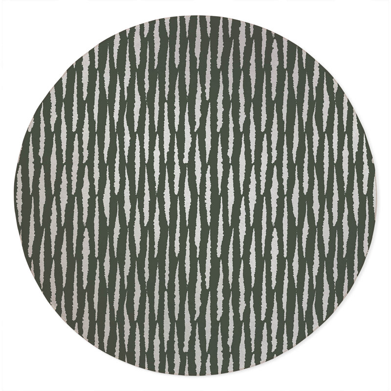 Scar Play Non-Slip Outdoor Rug, Round 5'