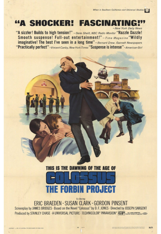 Affiche de film Colossus The Forbin Project (11 X 17) - Article MOVEF6004