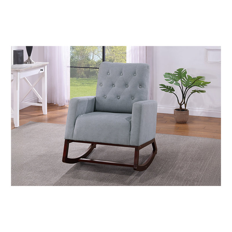 Fauteuil à bascule Classic, Gris