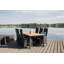 Mabton Stacking Patio Dining Armchair with Cushion
