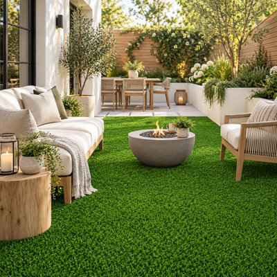 Gazon artificiel pour balcon, terrasse, intérieur et extérieur