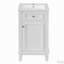 Meuble-lavabo de 18 po de style français avec porte à fermeture douce et tablette réglable-292183846