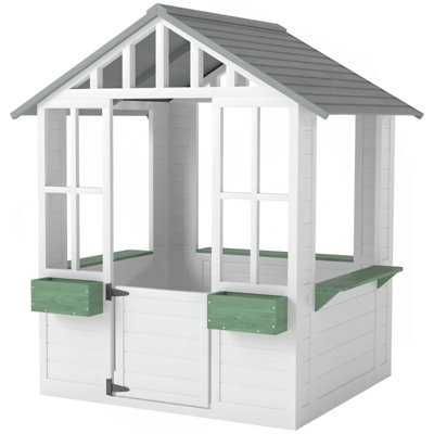 Wooden Playhouse,Outdoor Kids Cottage