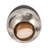 Jar with Glass Body Metal Trim and Resin Lid Featuring Modern Sculptural Design and Contemporary Artistic Elements for Decorative Accent Appeal in Stylish Home Decor Settings-1243019666