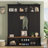 62.2"W Entryway Hall Tree with Bench, 3 Top Cubbies & Bottom Storage Space, Farmhouse Coat Rack with Hooks & Cabinets for Entryway, Hallway, Mudroom, Living Room-129935274