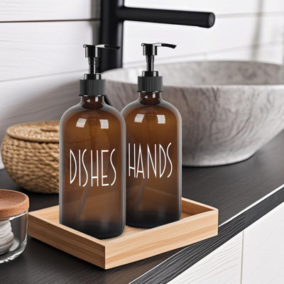 Distributeur de liquide 16 oz. (Brun)
