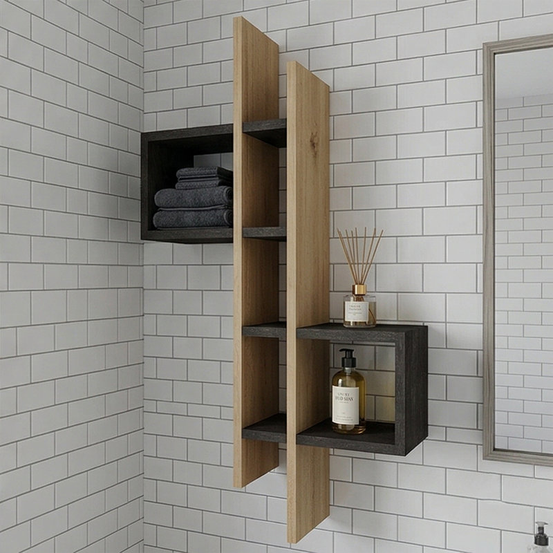 Kellan Geometric Accent Shelf