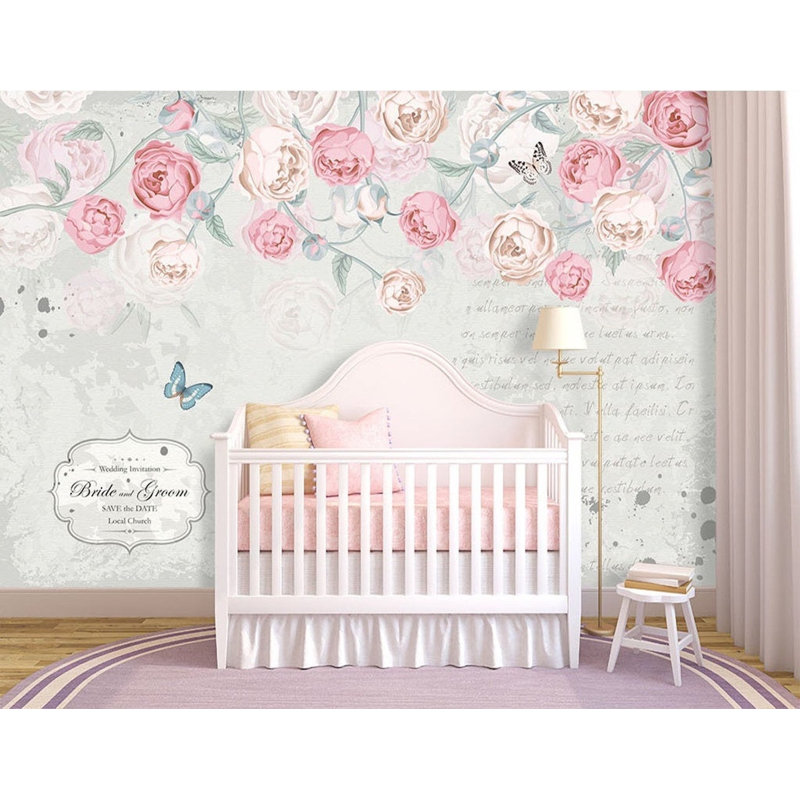 Papier peint amovible Victorian Grand Florals, L 9 po x l 15 po