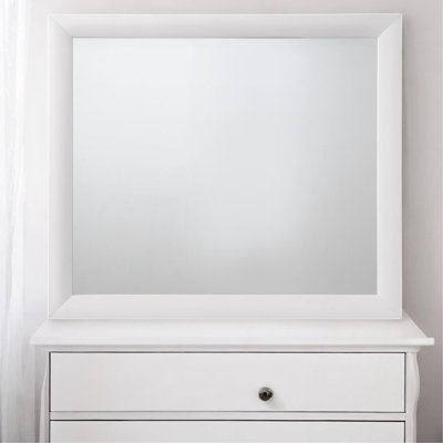 White Finish Mirror