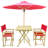 4 Piece Dining Set with Umbrella