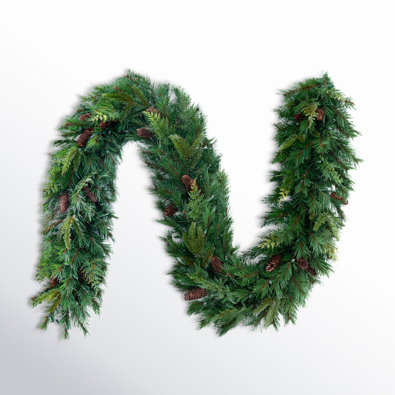 108 " Pre-Lit Cedar Garland